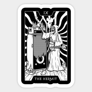 09. THE HERMIT TAROT CARD T-SHIRT Sticker